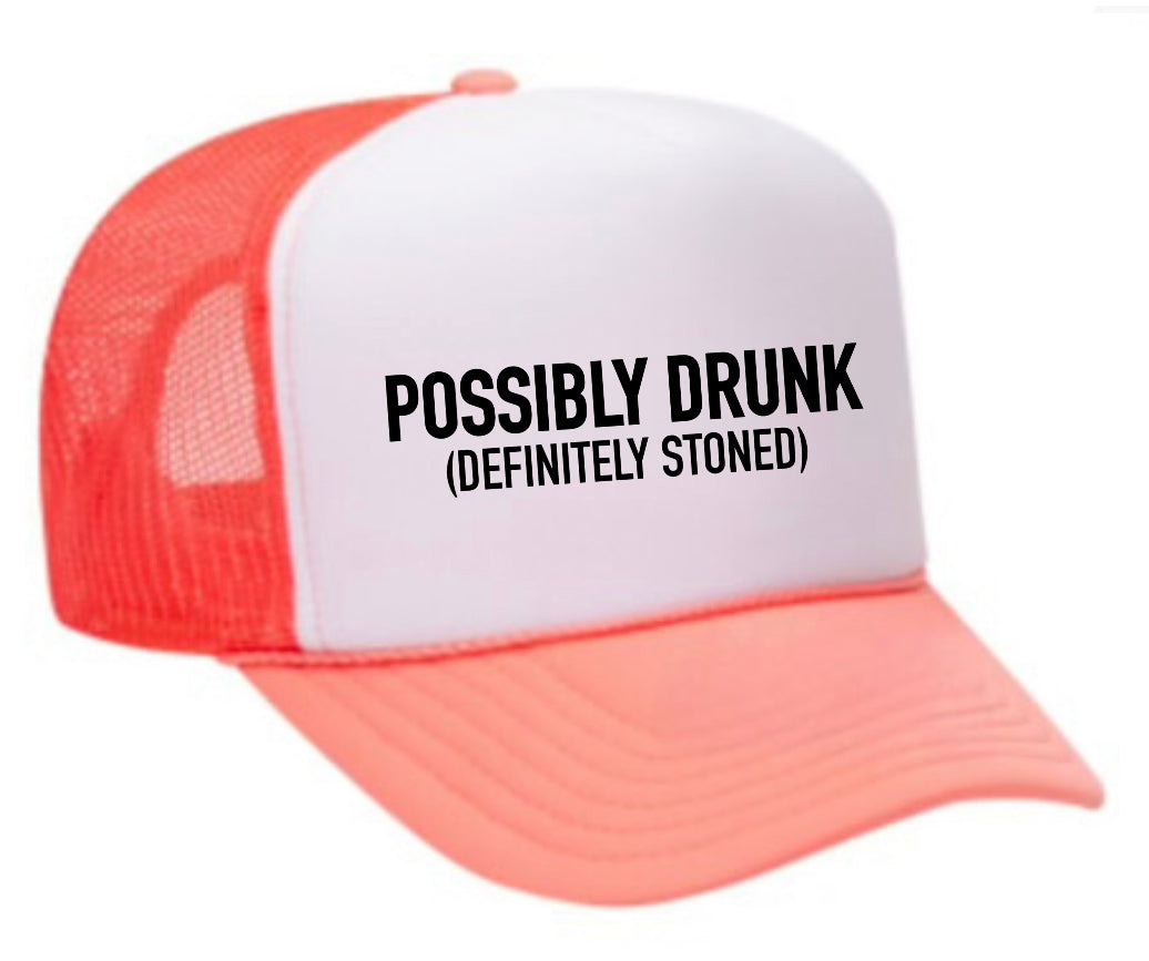 Possibly Drunk (Definitely Stoned) Trucker Hat Uncle Bekah’s Inappropriate Trucker Hats