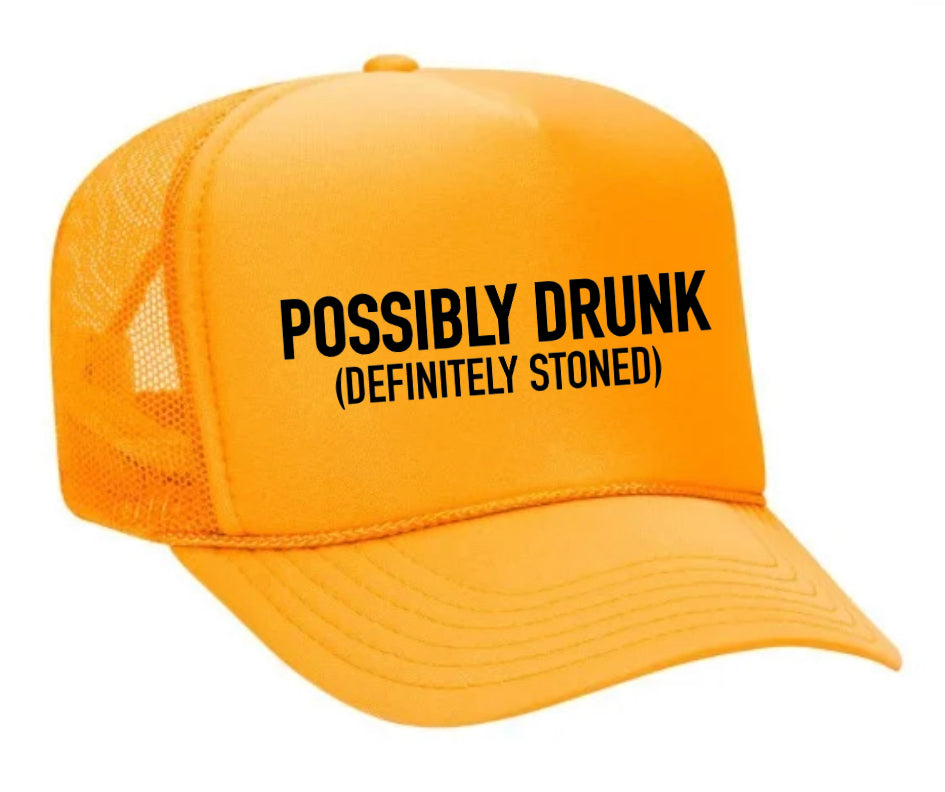 Possibly Drunk (Definitely Stoned) Trucker Hat Uncle Bekah’s Inappropriate Trucker Hats
