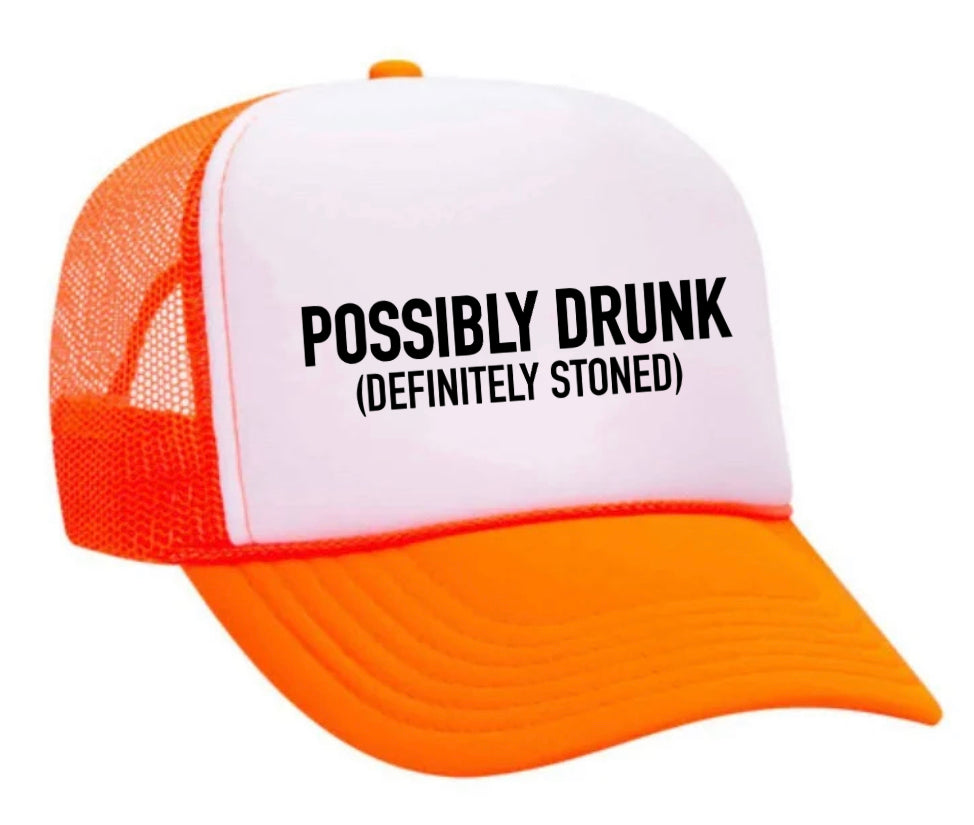 Possibly Drunk (Definitely Stoned) Trucker Hat Uncle Bekah’s Inappropriate Trucker Hats