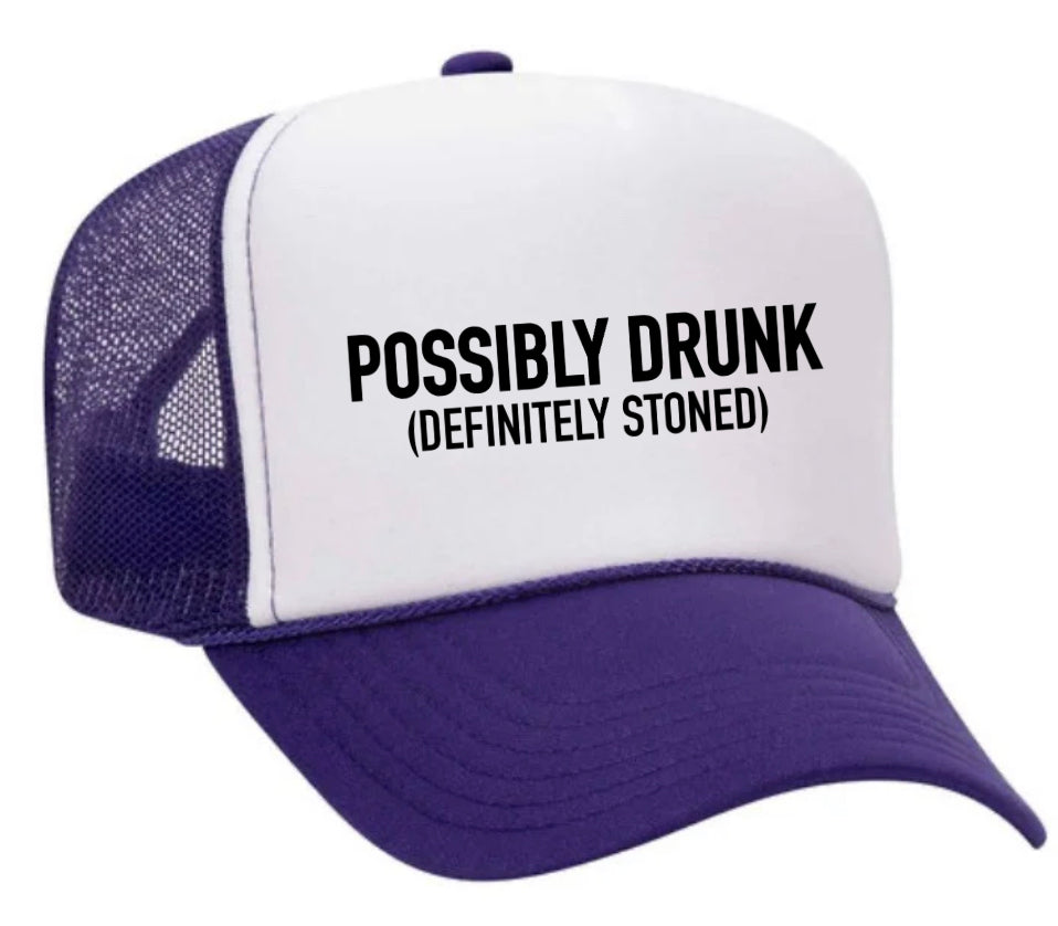 Possibly Drunk (Definitely Stoned) Trucker Hat Uncle Bekah’s Inappropriate Trucker Hats