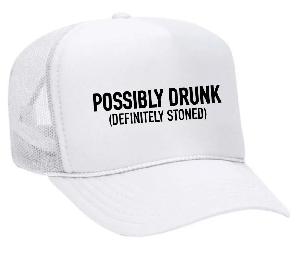 Possibly Drunk (Definitely Stoned) Trucker Hat Uncle Bekah’s Inappropriate Trucker Hats