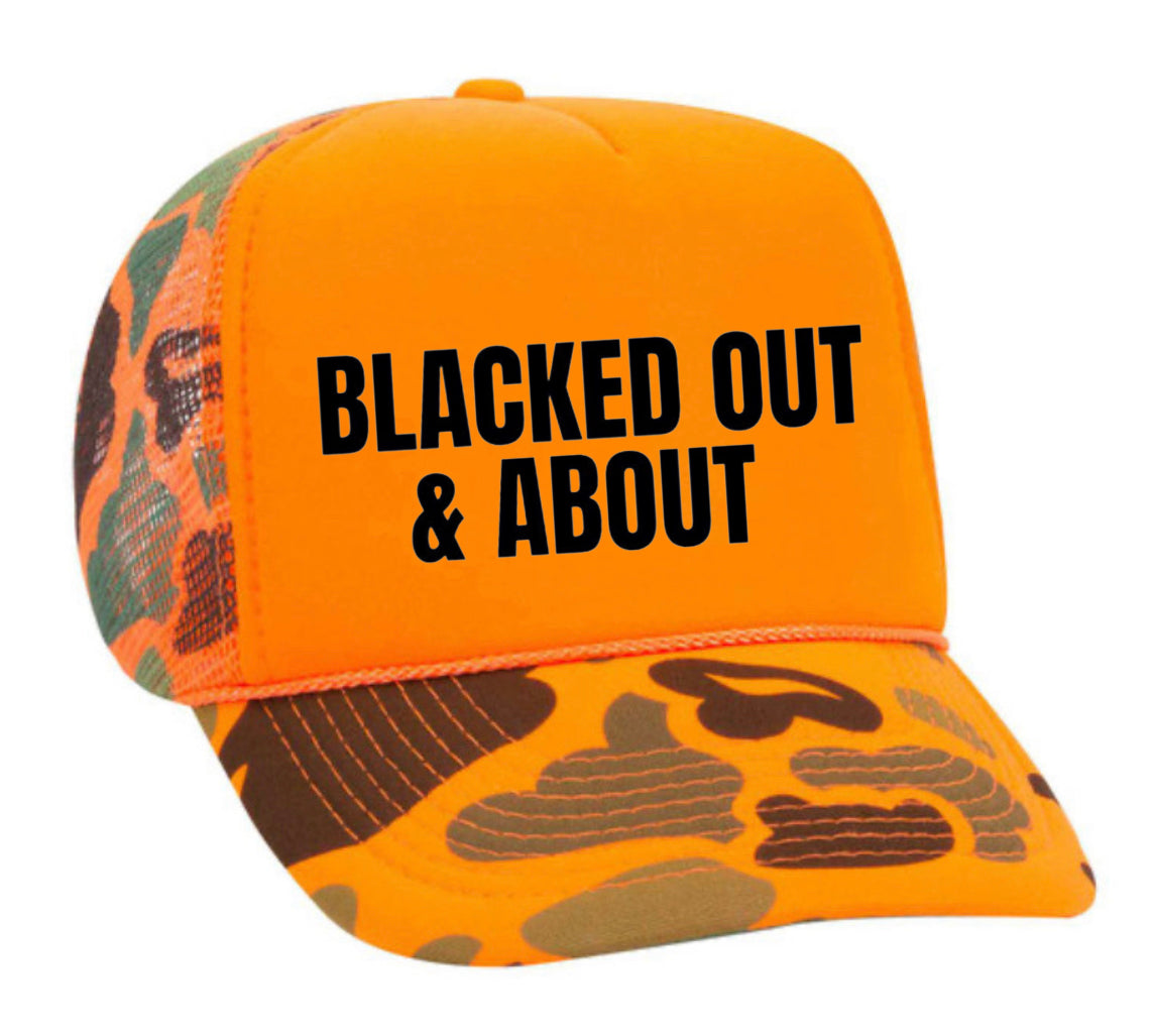 Blacked Out & About Trucker Hat Uncle Bekah’s Inappropriate Trucker Hats