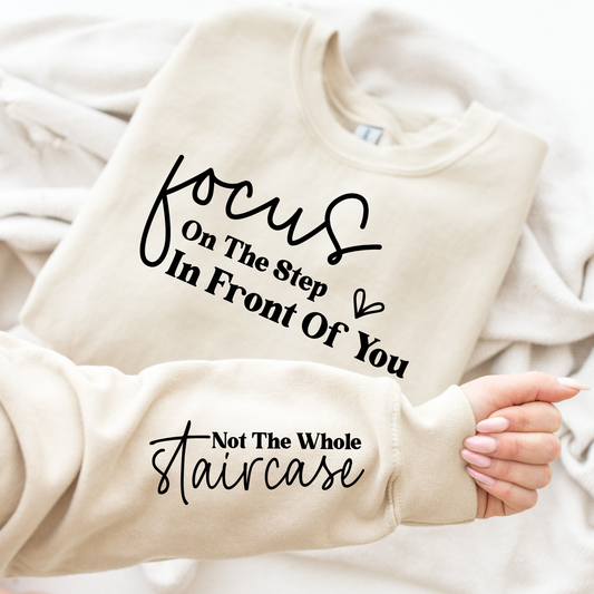 Focus Graphic Sweatshirt Tea Shirt Shoppe