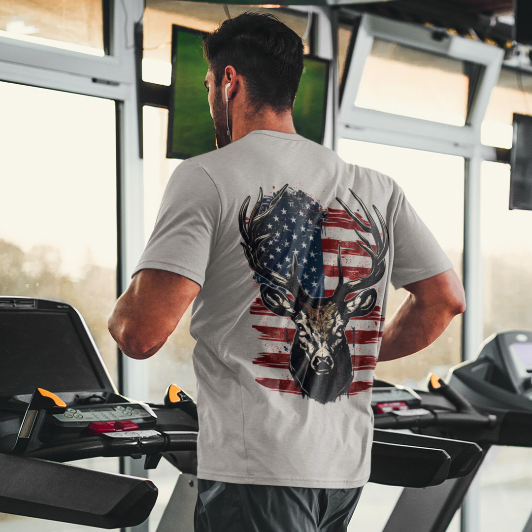 All American Hunter Graphic Tee Tea Shirt Shoppe