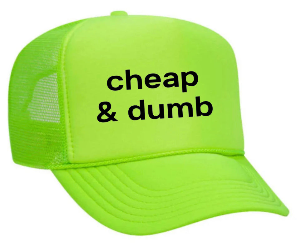 Cheap and Dumb Trucker Hat Uncle Bekah’s Inappropriate Trucker Hats