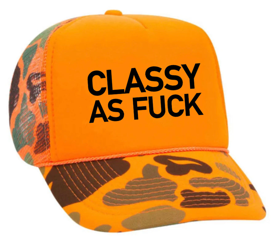 Classy As Fck Trucker Hat Uncle Bekah’s Inappropriate Trucker Hats