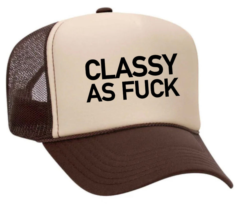 Classy As Fck Trucker Hat Uncle Bekah’s Inappropriate Trucker Hats