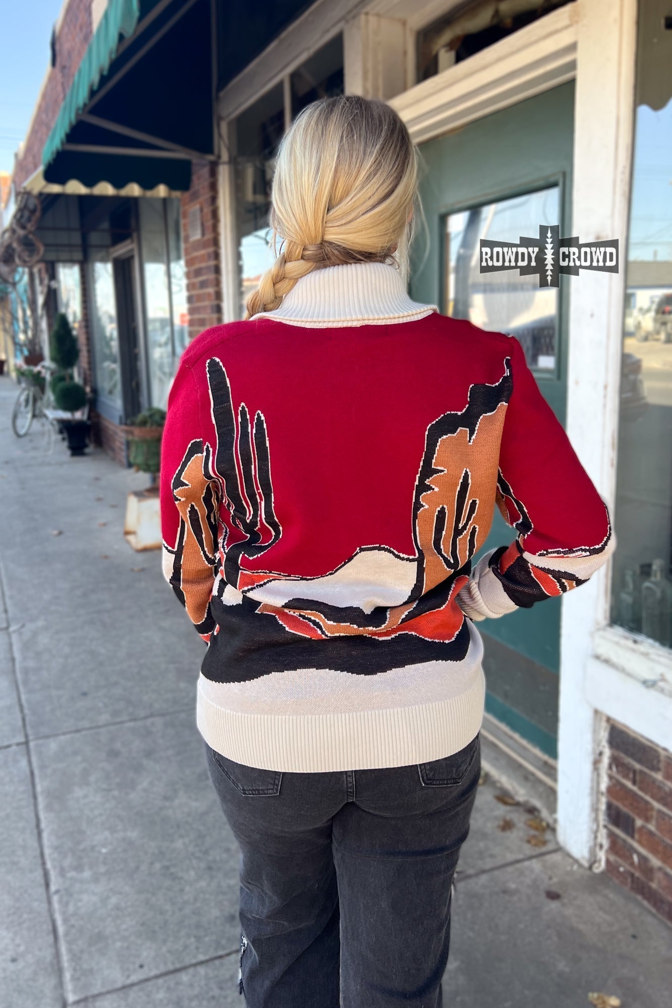 Cowpoke Western Cardigan Rowdy Crowd Clothing