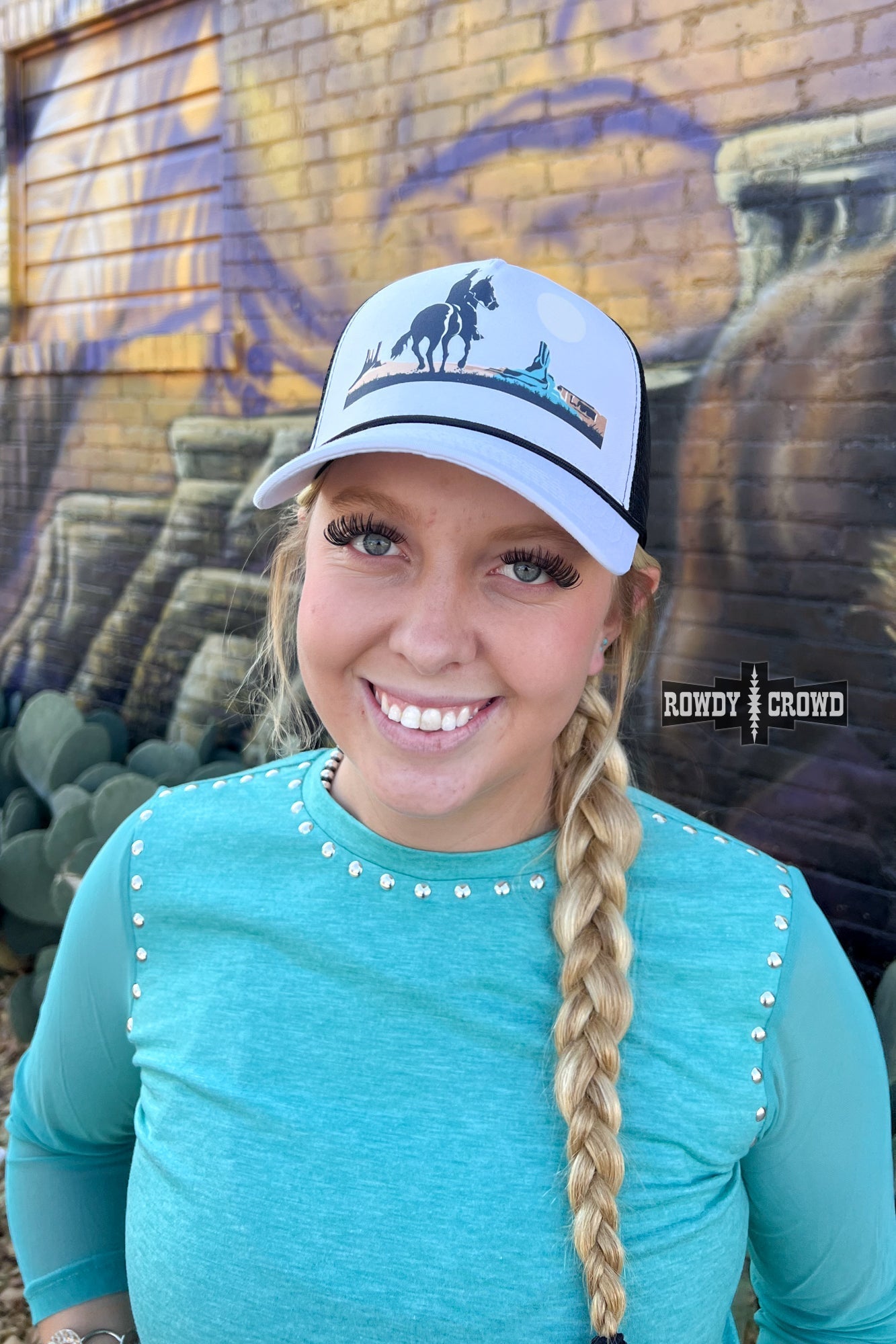 Cowgirl Up Western Trucker Hat Rowdy Crowd Clothing
