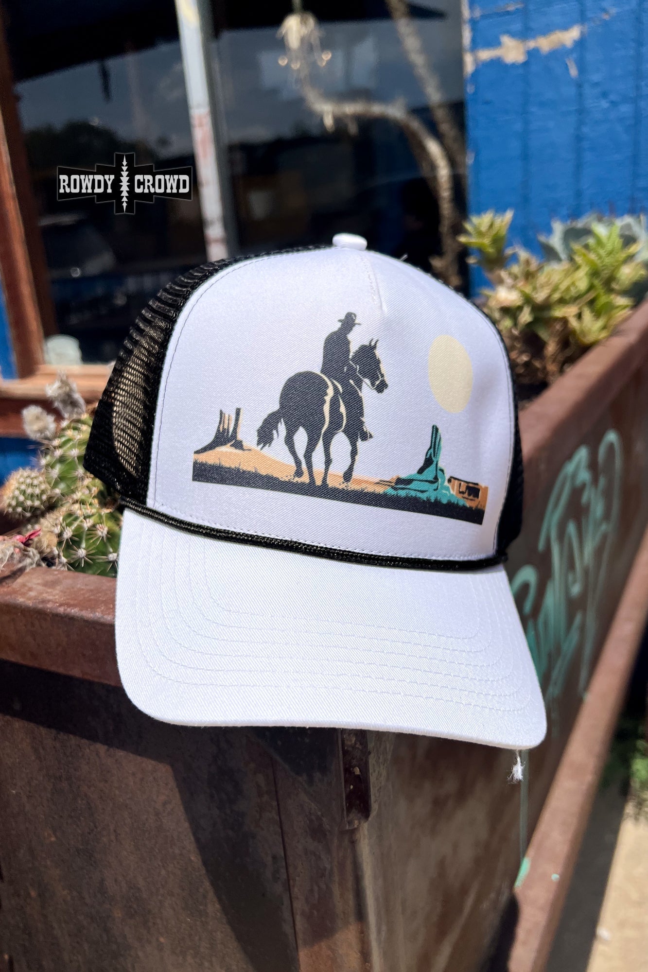 Cowgirl Up Western Trucker Hat Rowdy Crowd Clothing