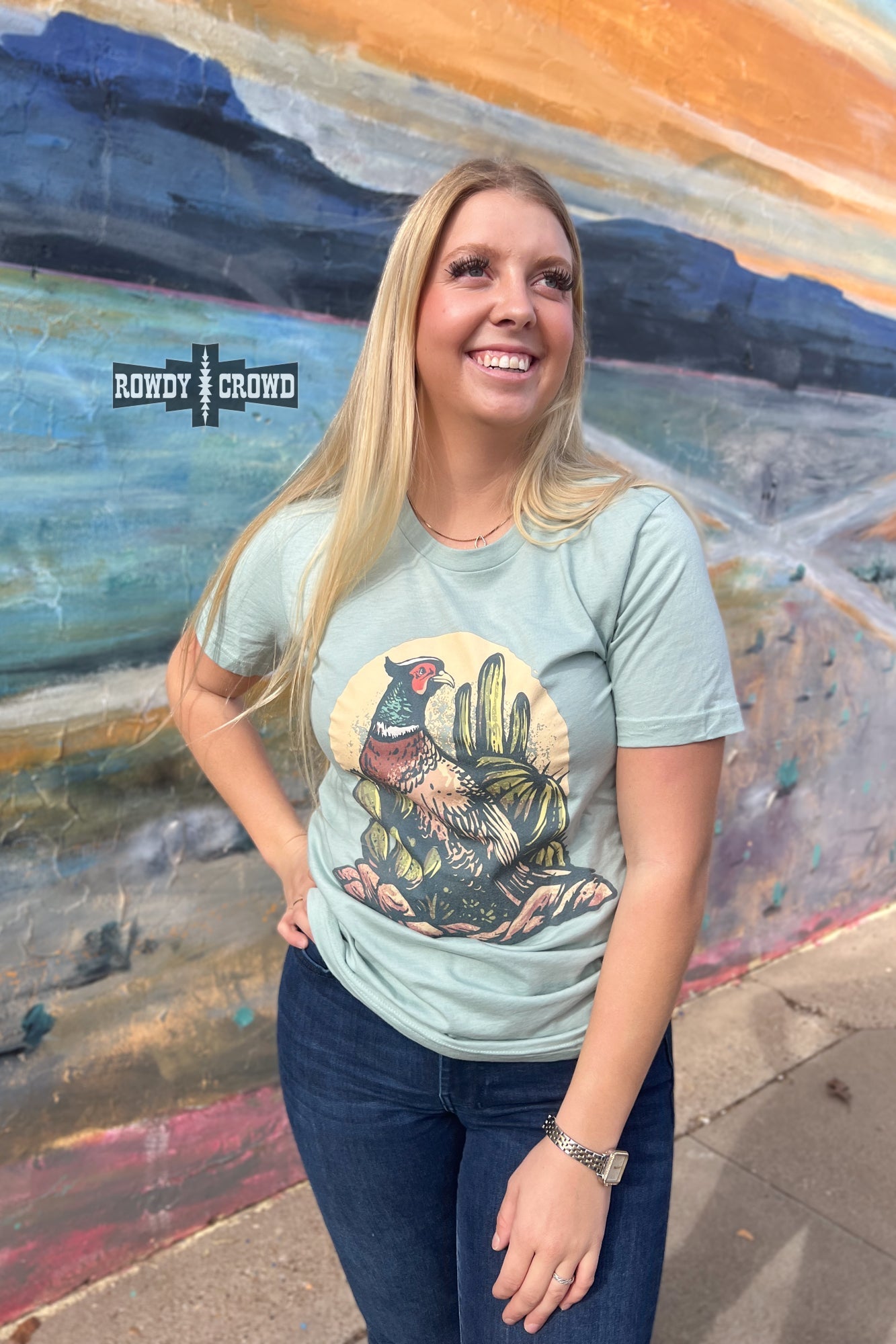 Pheasant Run Western T-Shirt