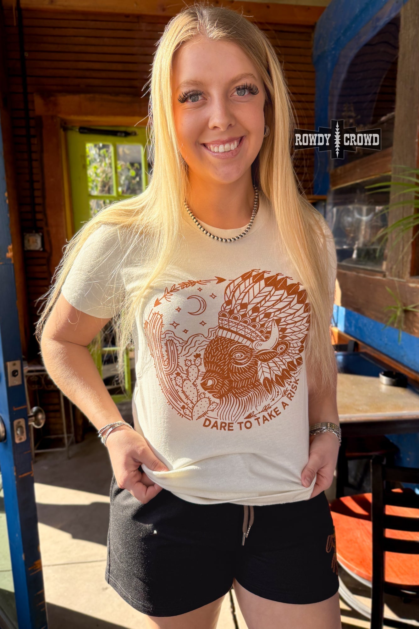 Risky Buffalo Western T-shirt Rowdy Crowd Clothing