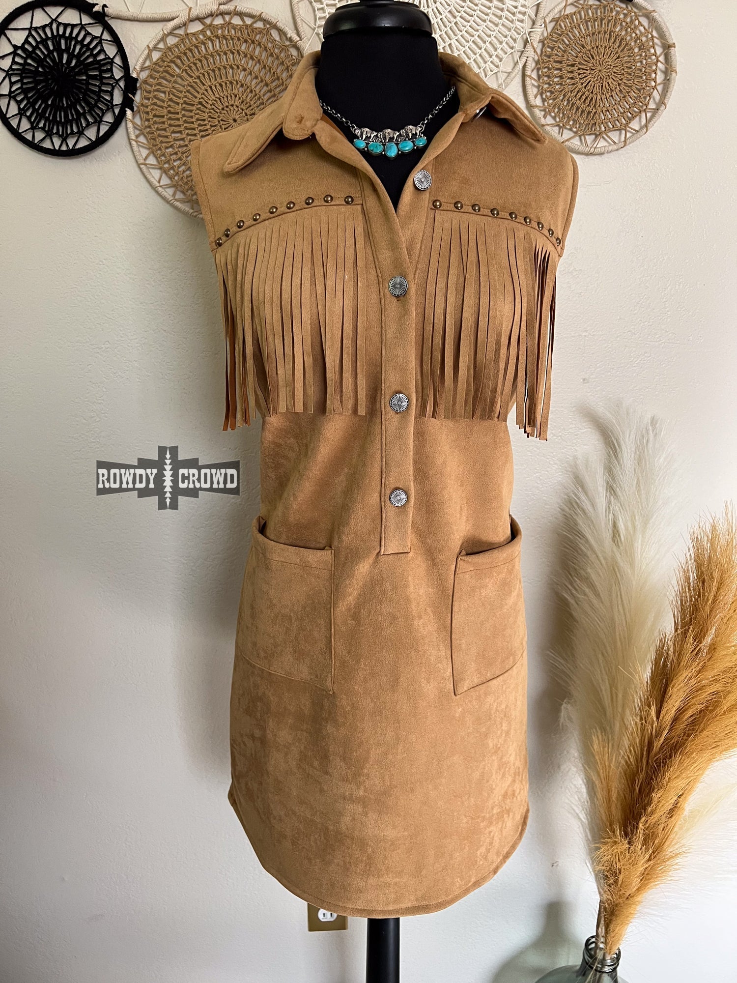 Freight Train Western Fringe Dress Rowdy Crowd Clothing
