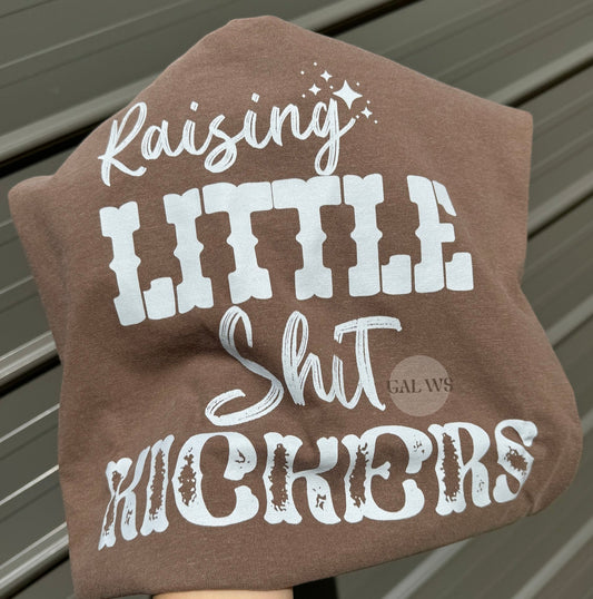 Raising Little Sh*t Kickers Graphic T-Shirt Gunpowder and Lace Boutique Nac