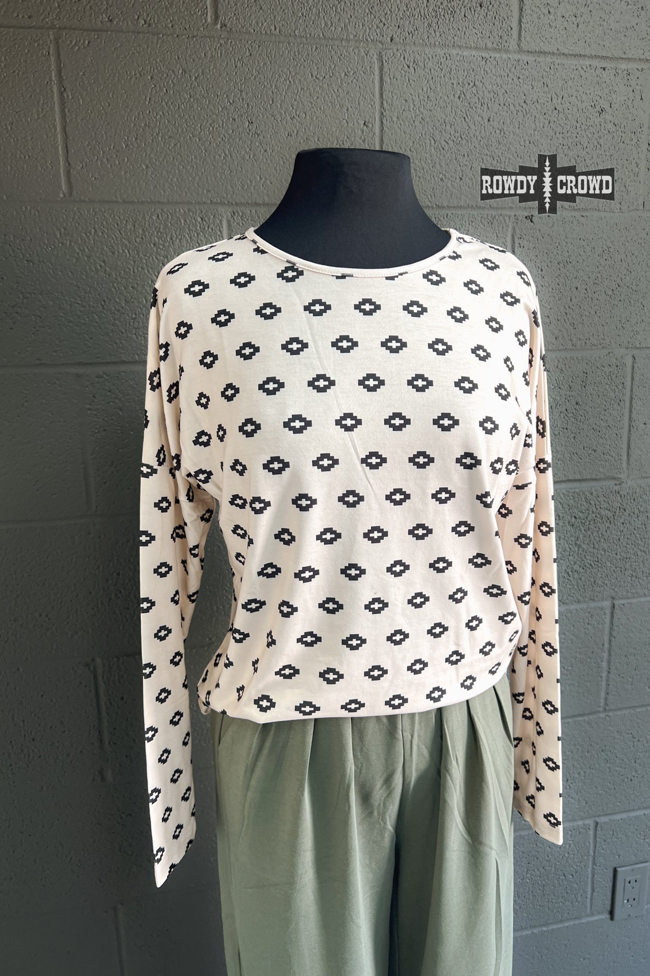 Alto Aztec Western Long Sleeve Top