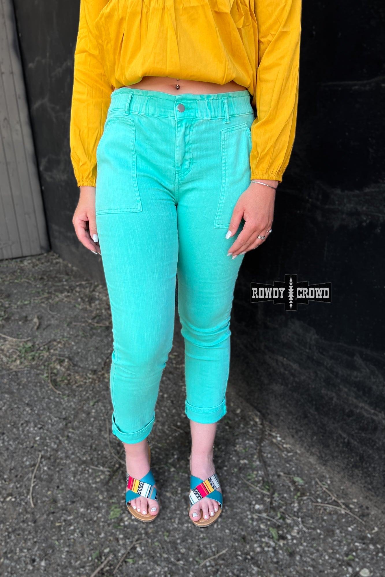 Turquoise Creek Western Style Pants Rowdy Crowd Clothing