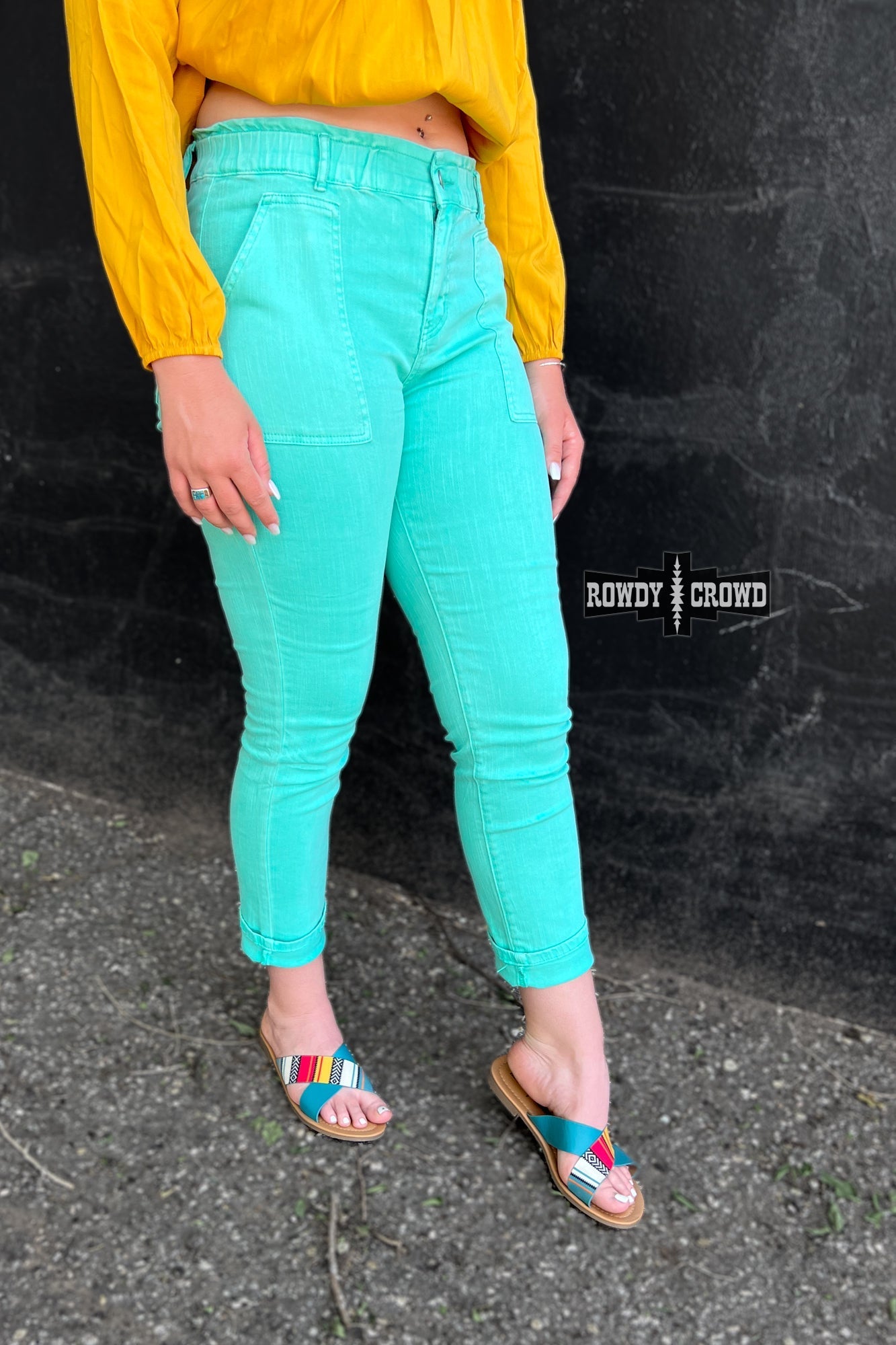 Turquoise Creek Western Style Pants Rowdy Crowd Clothing