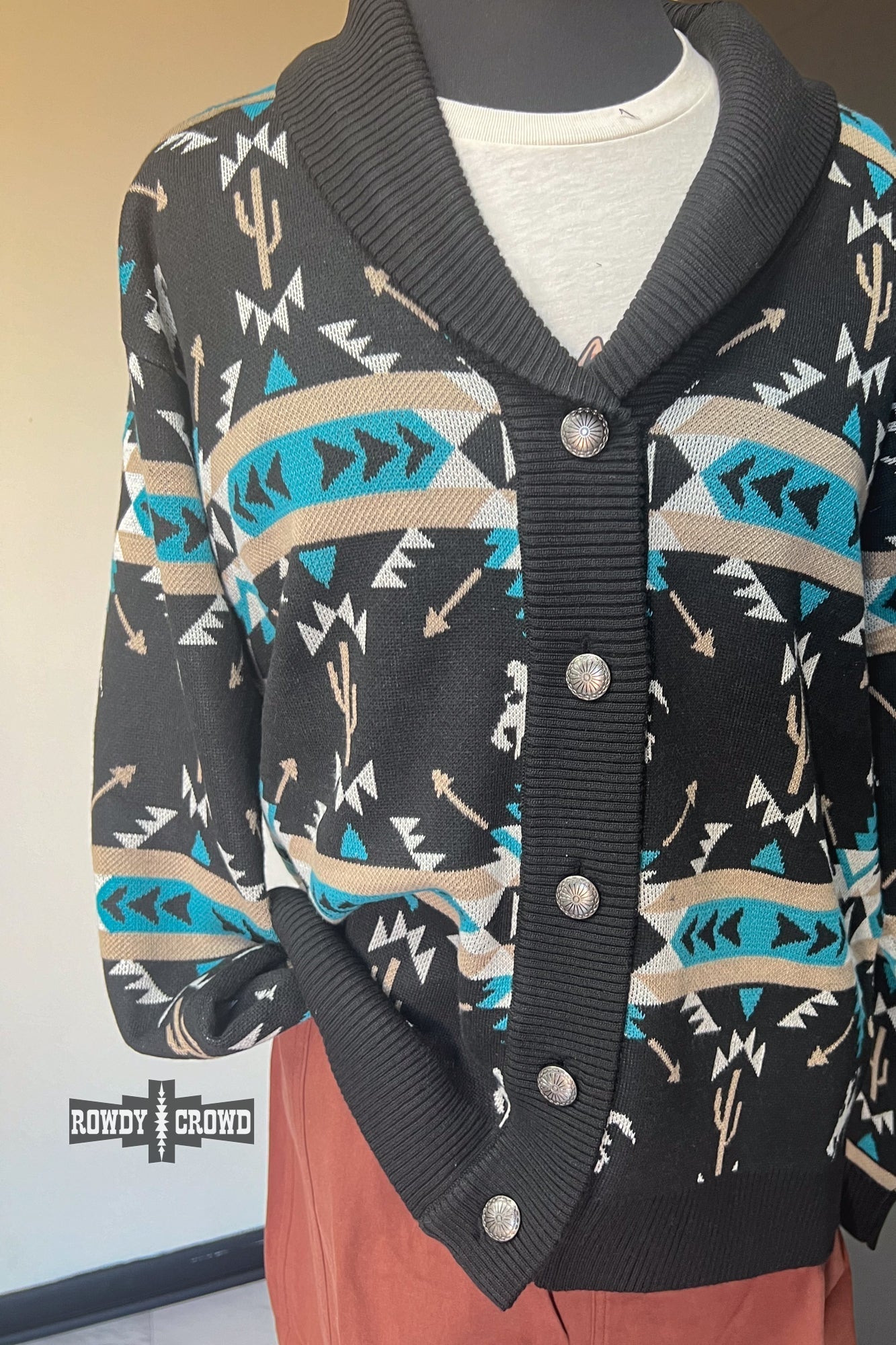 Cattleman Western Cardigan Rowdy Crowd Clothing