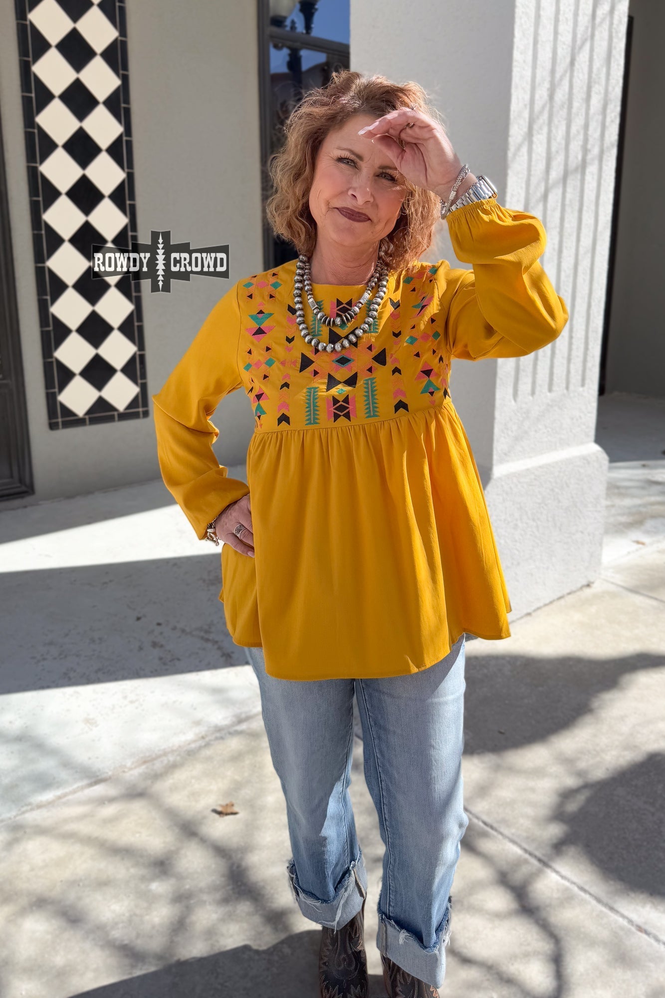 Guadalupe Western Blouse
