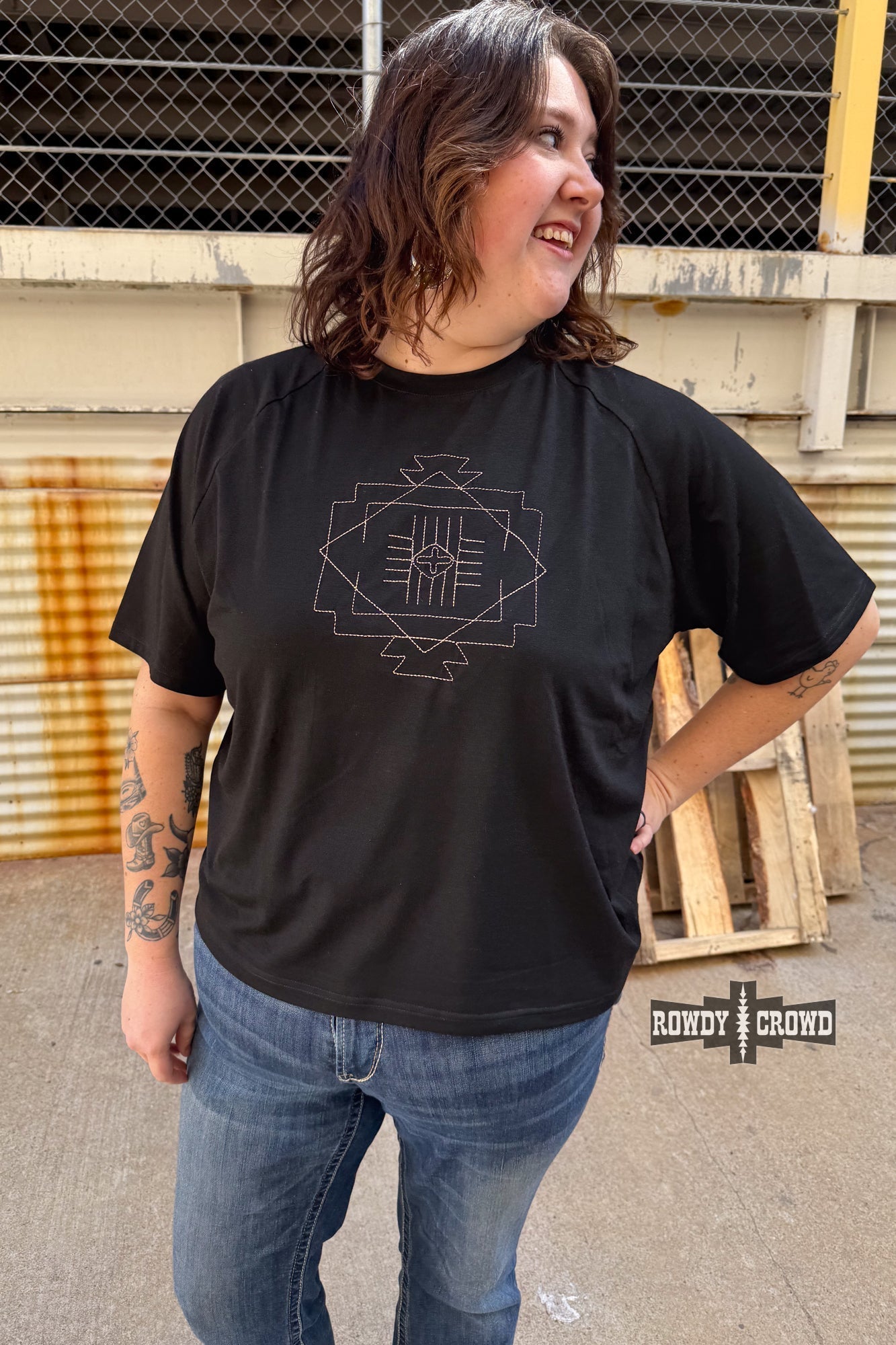 Seminole Canyon Western Top Rowdy Crowd Clothing