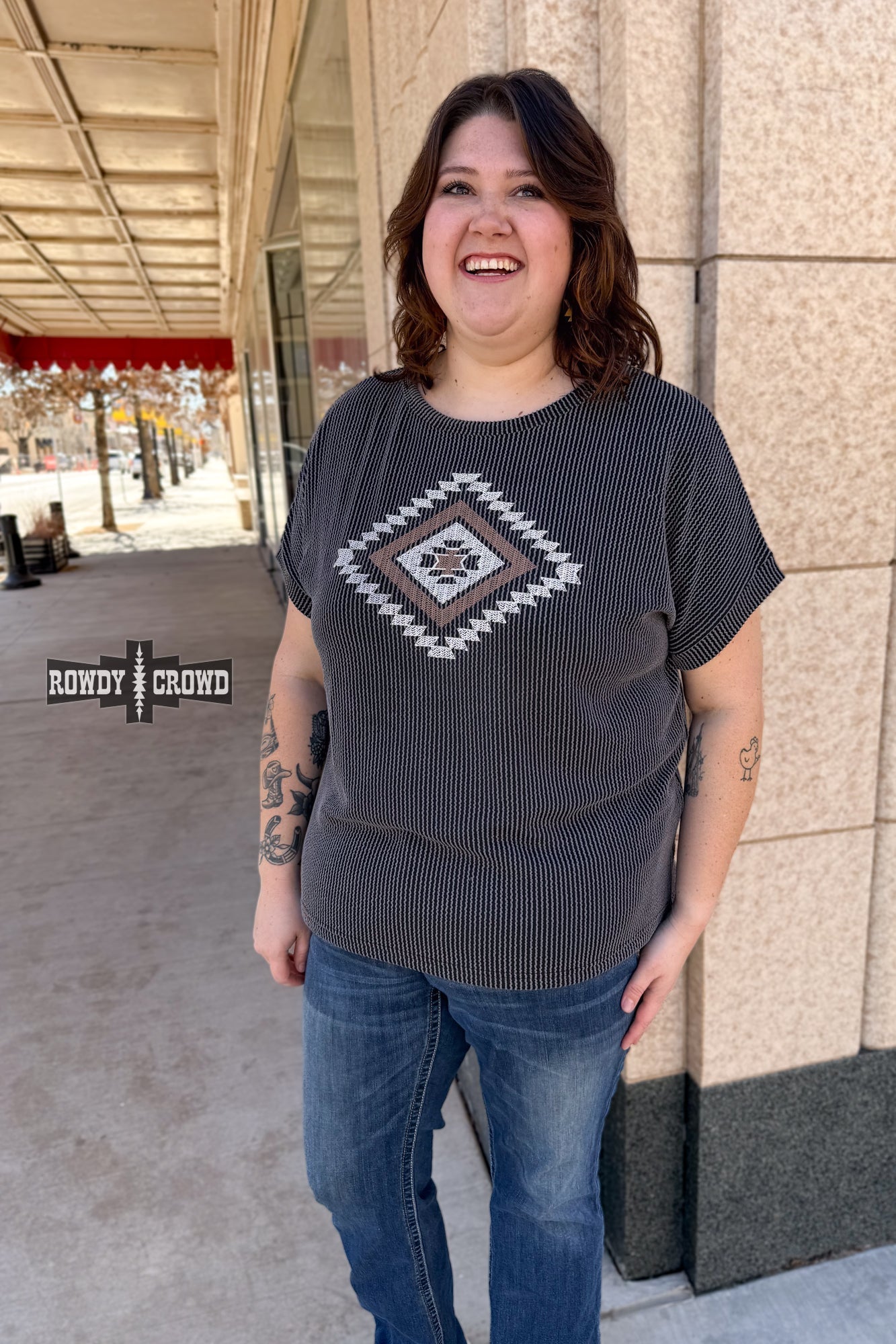 La Veta Western Top Rowdy Crowd Clothing