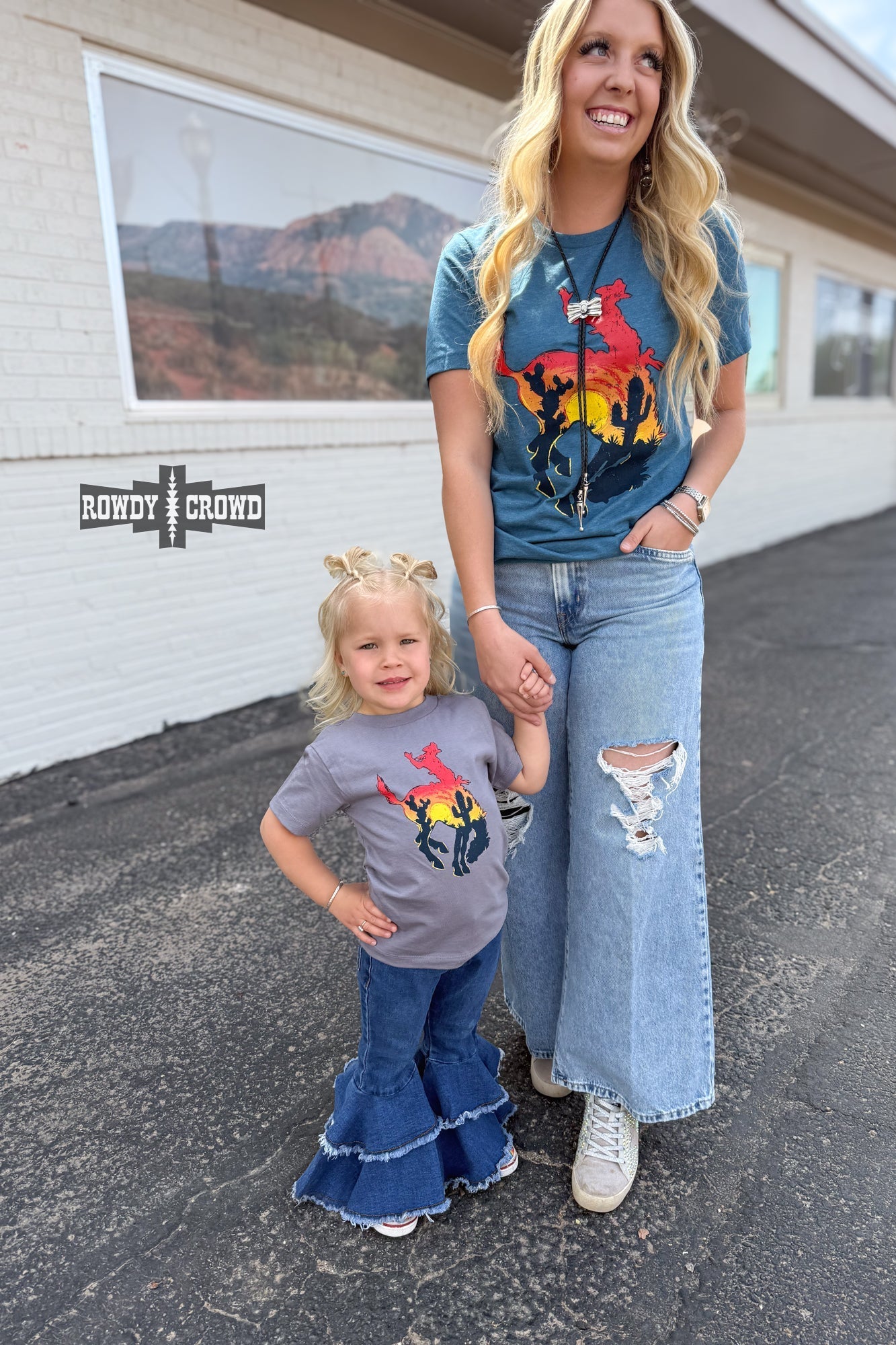 Bowie Bronc Western T-shirt Rowdy Crowd Clothing