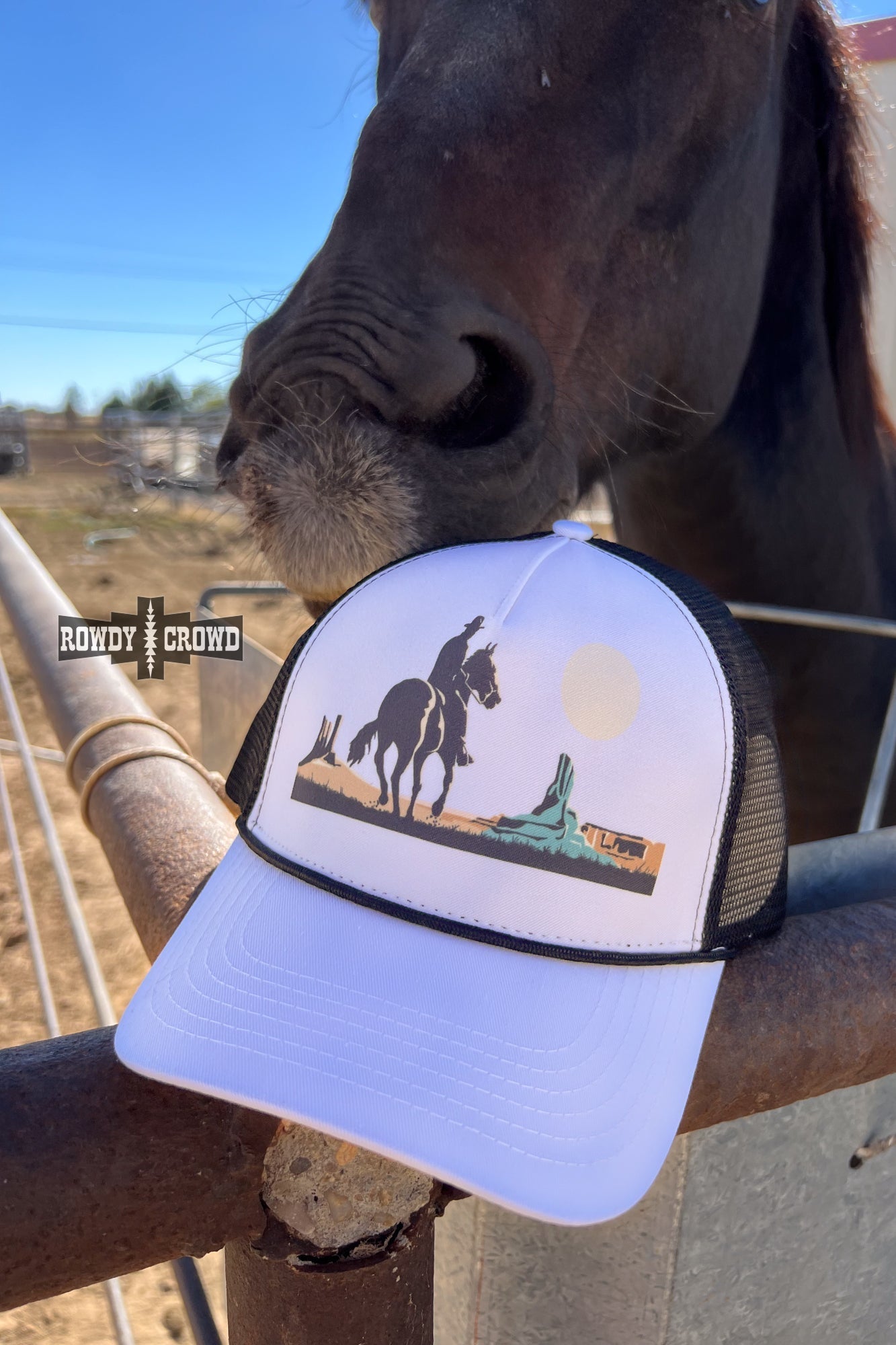 Cowgirl Up Western Trucker Hat Rowdy Crowd Clothing