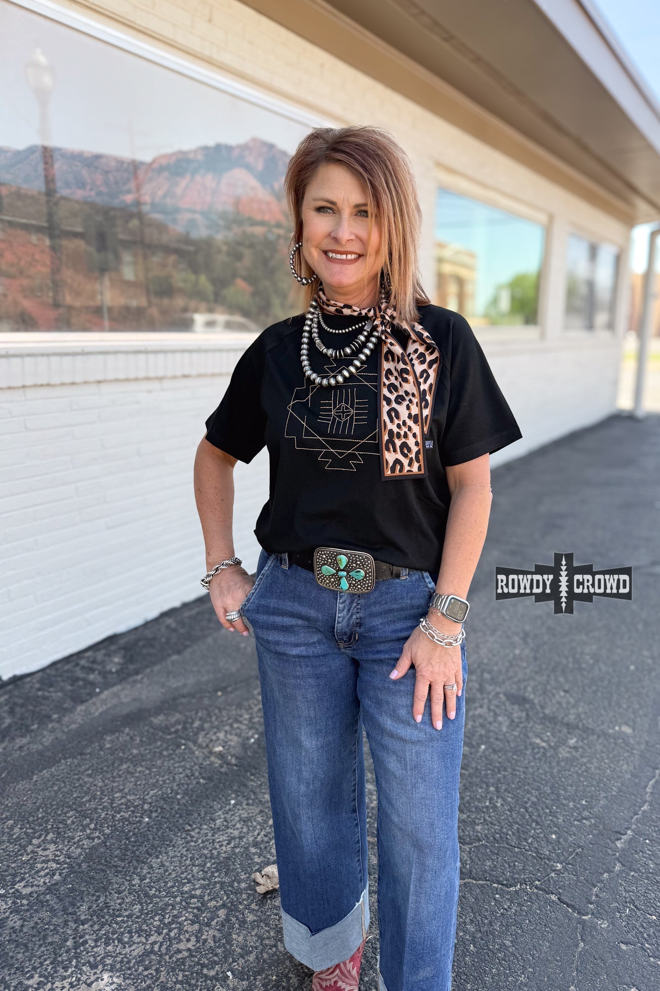 Seminole Canyon Western Top Rowdy Crowd Clothing