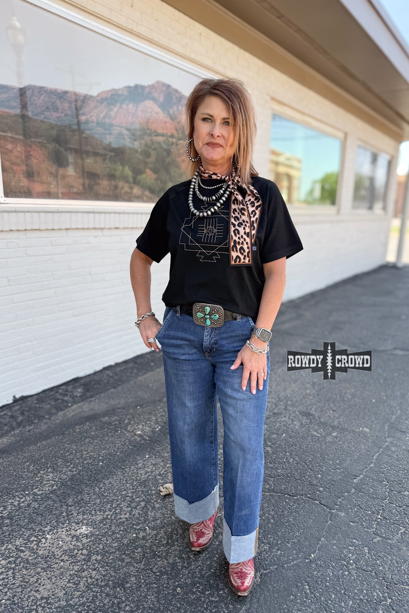 Seminole Canyon Western Top Rowdy Crowd Clothing