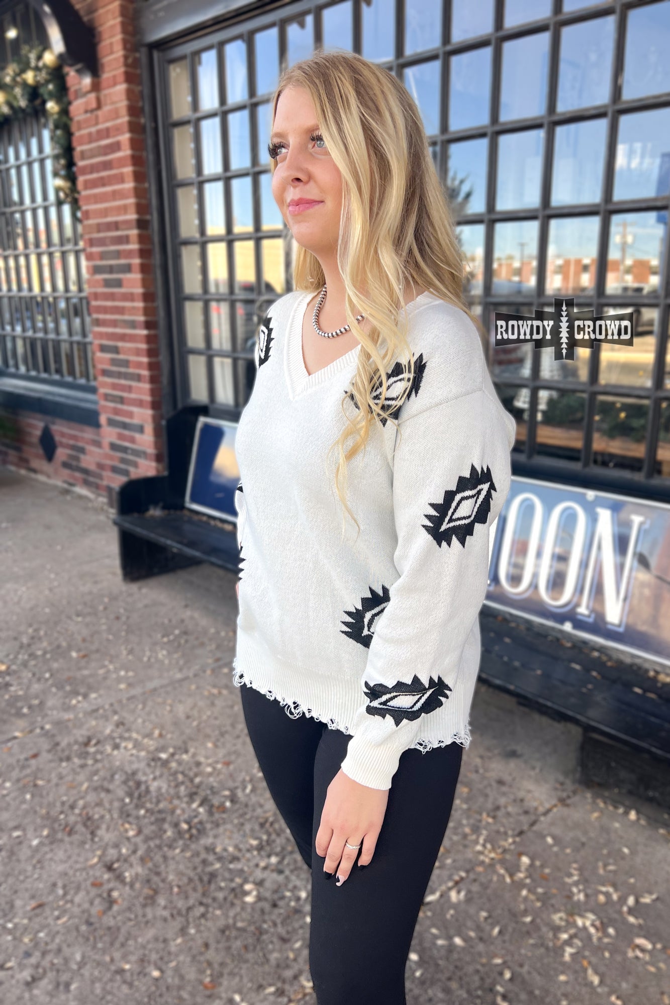 Silverton Western Aztec Sweater Rowdy Crowd Clothing