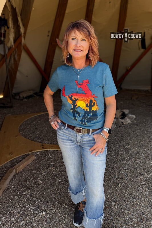 Bowie Bronc Western T-shirt Rowdy Crowd Clothing