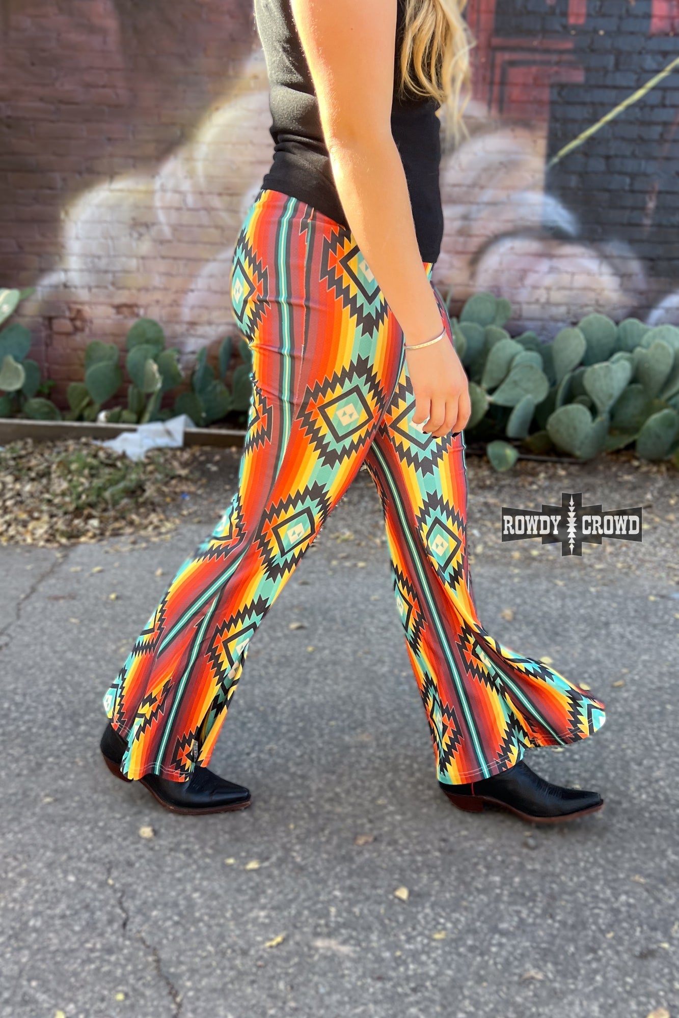 Paxton Western Print Pants