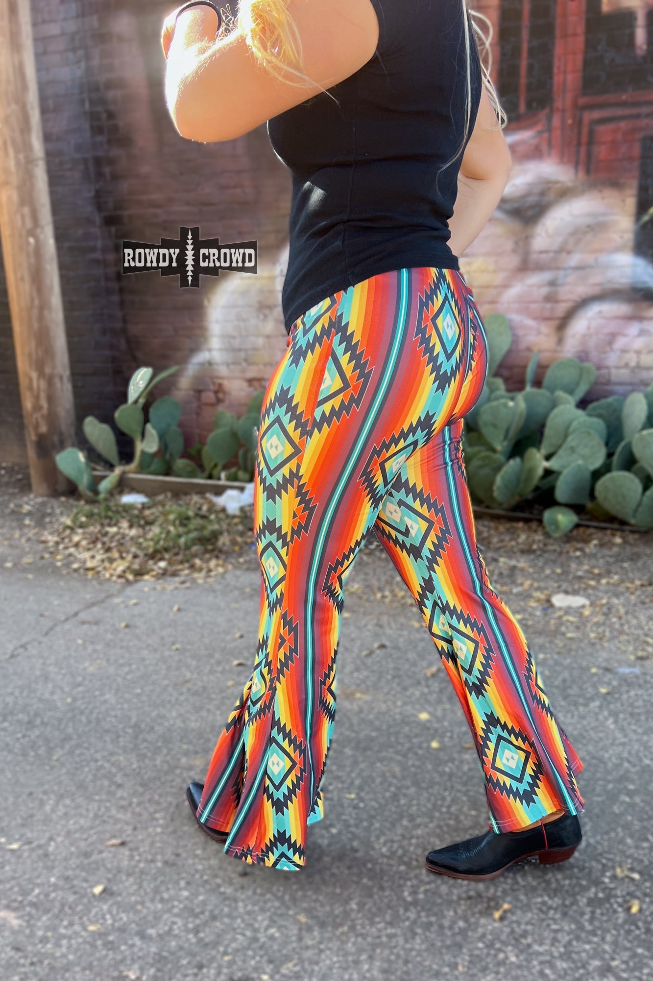 Paxton Western Print Pants