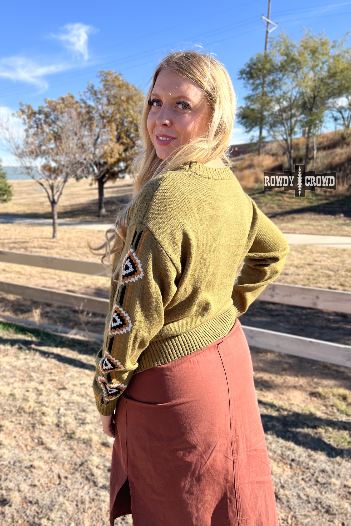 Sagebrush Western Sweater Rowdy Crowd Clothing