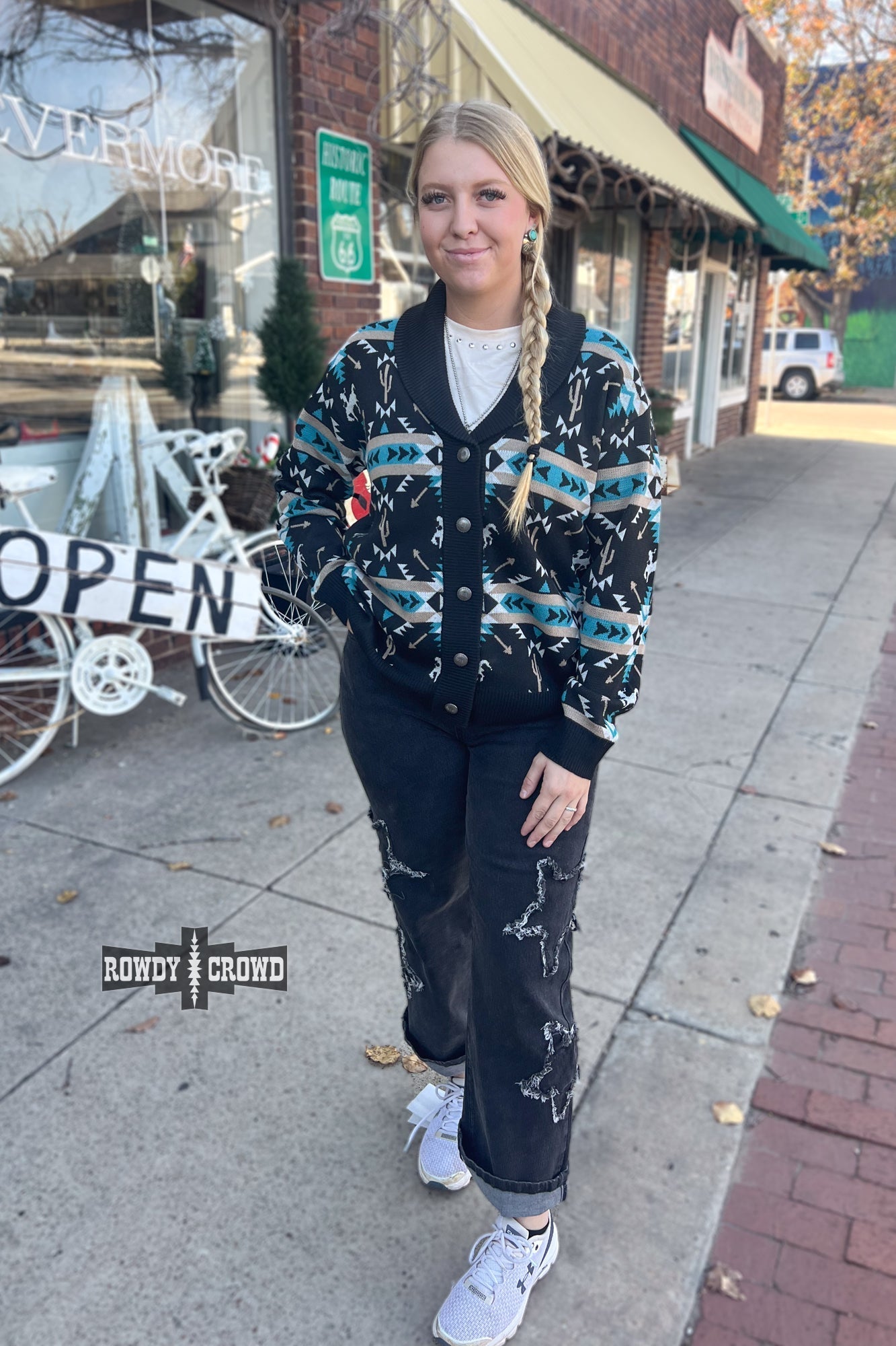 Cattleman Western Cardigan Rowdy Crowd Clothing