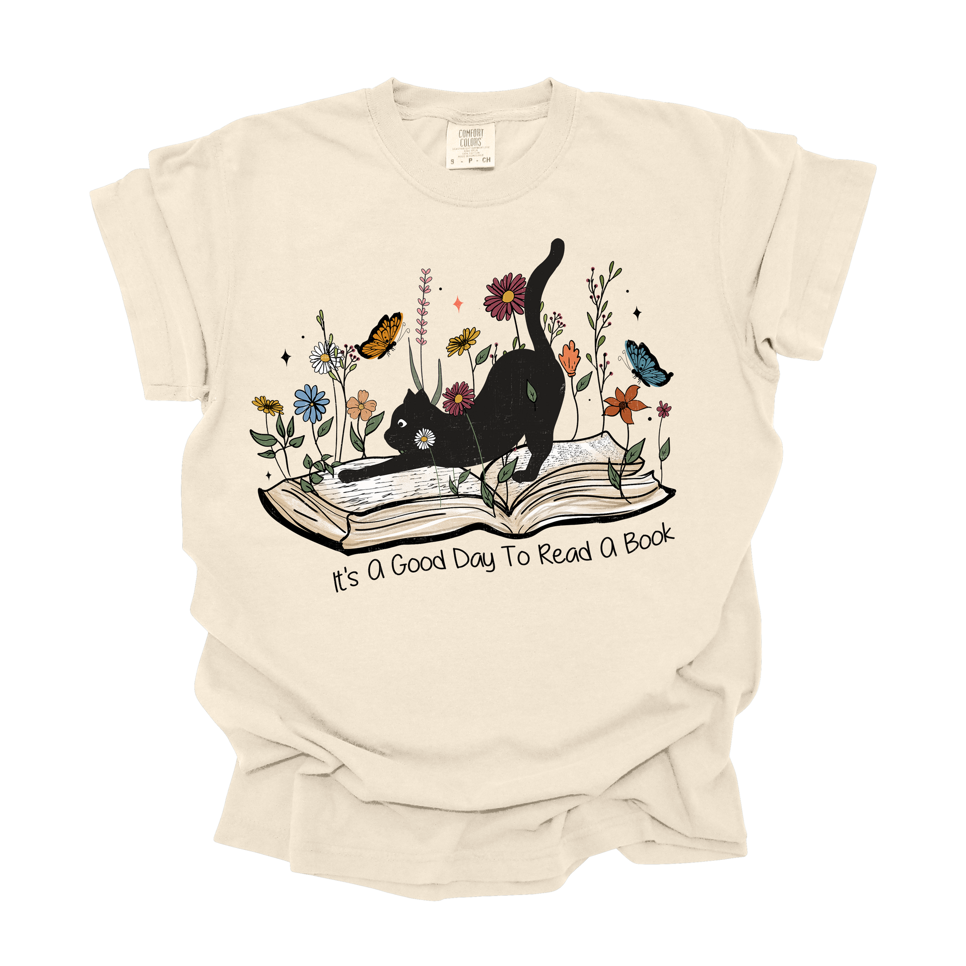 It's a Good Day To Read A Book Graphic T-shirt Tea Shirt Shoppe