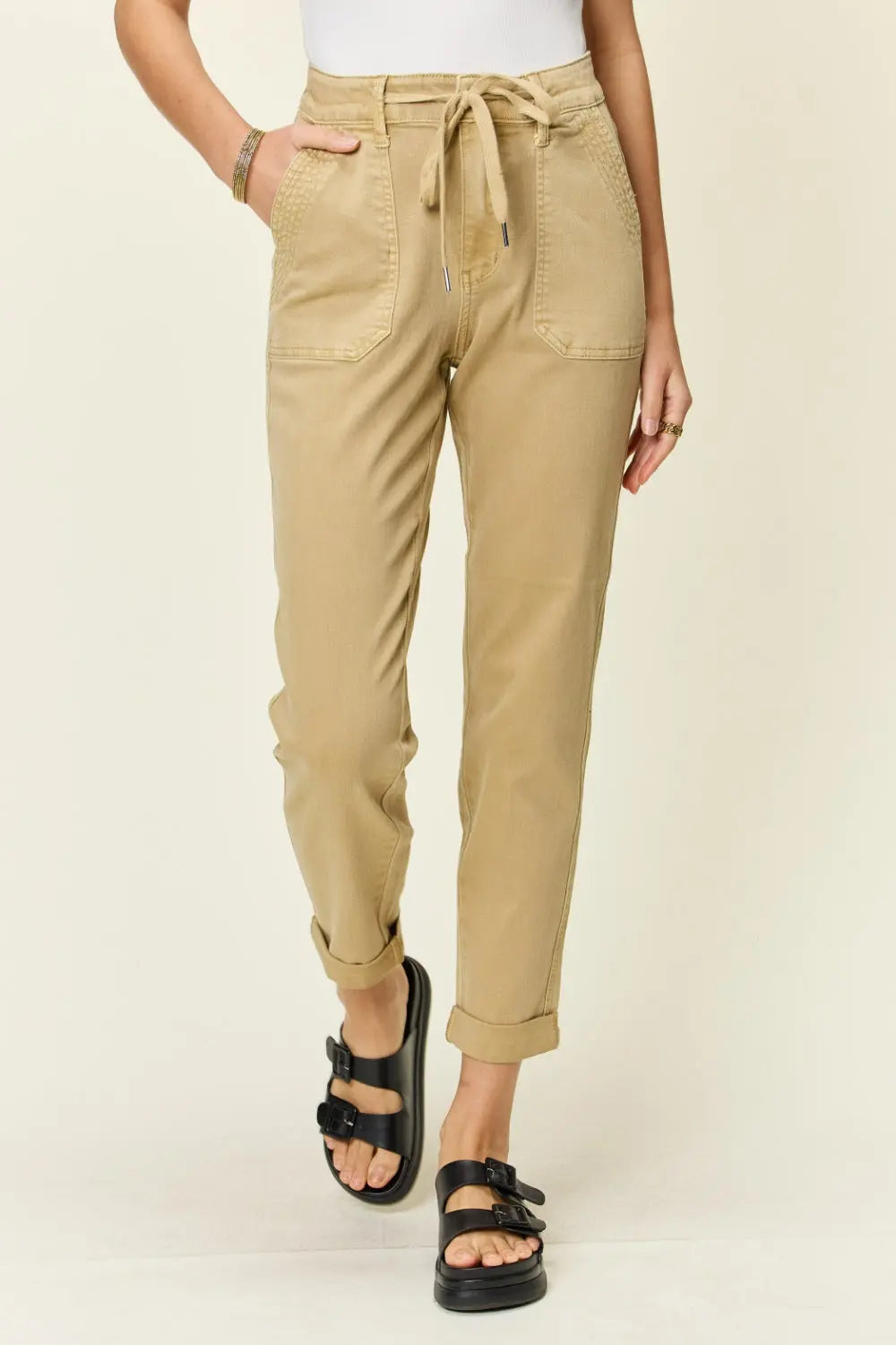 Judy Blue Full Size High Waist Jogger Jeans - Kittybear Krafts