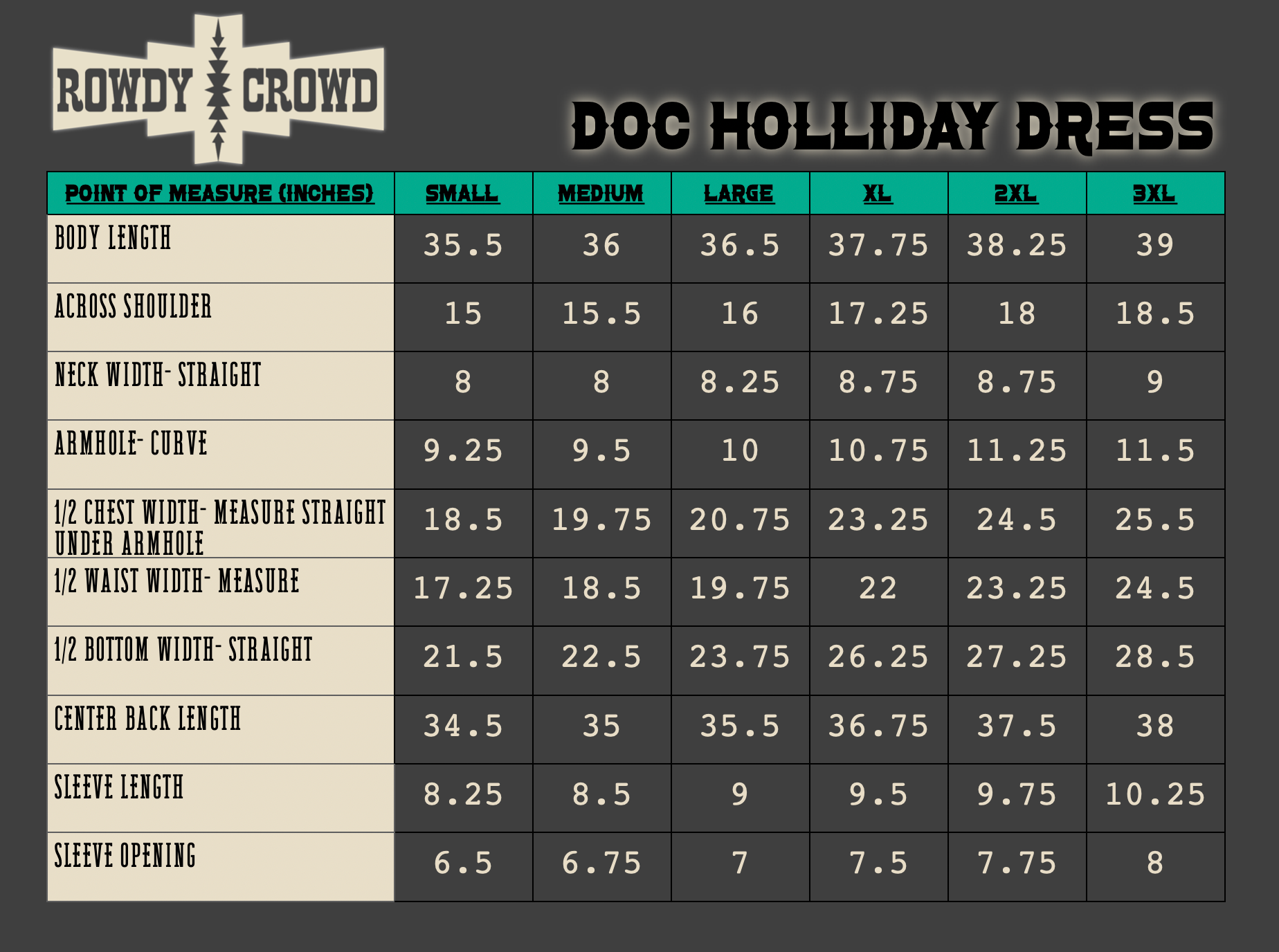Doc Holliday Western Dress Rowdy Crowd Clothing