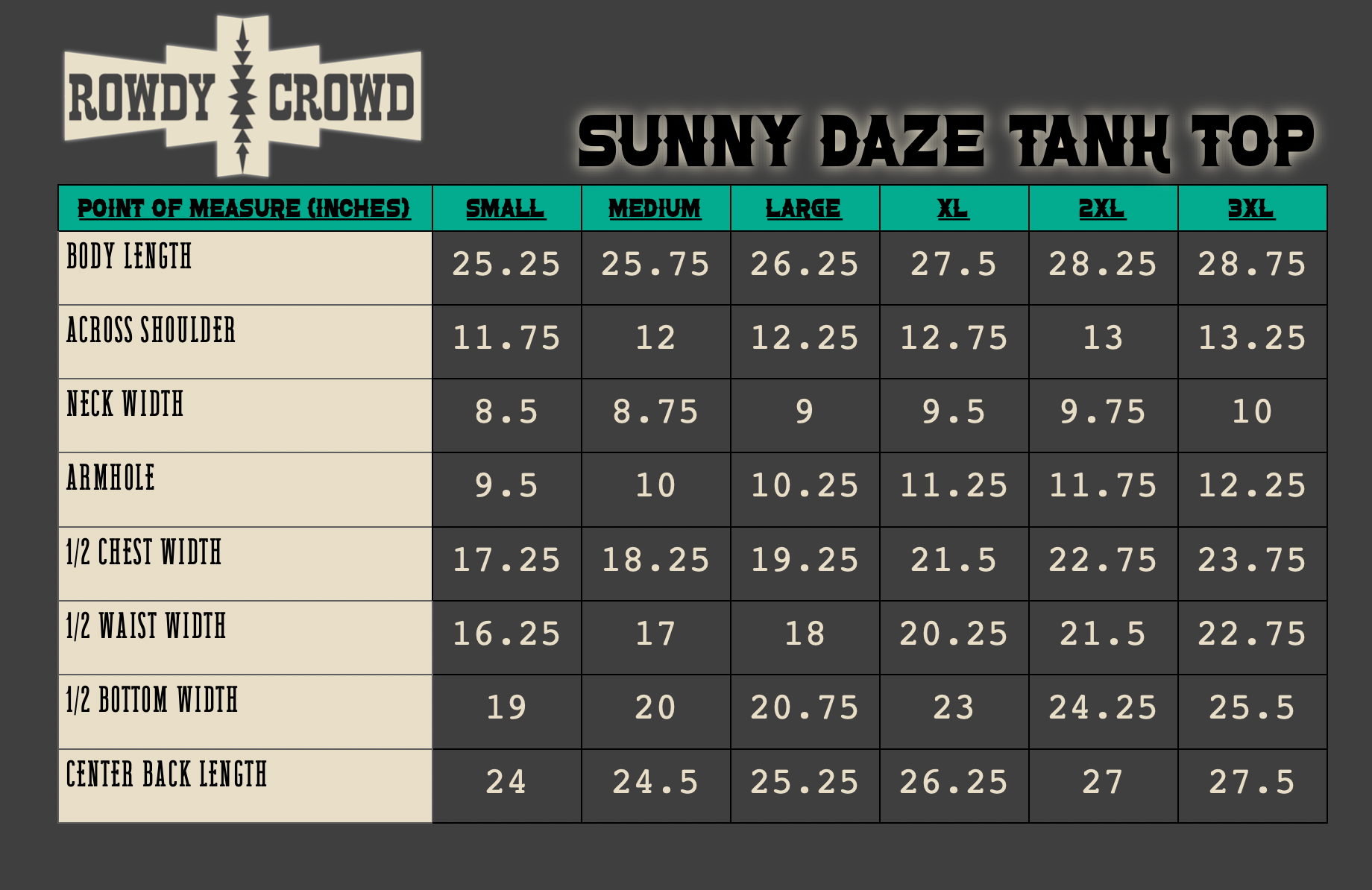 Sunny Daze Western Print Tank Top Rowdy Crowd Clothing