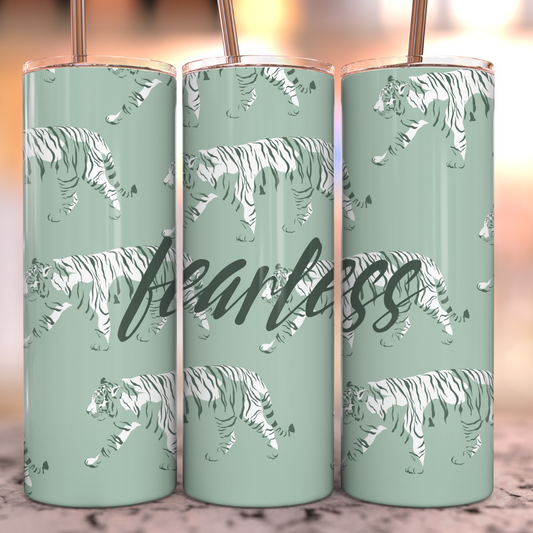 Fearless Stainless Steel Tumbler Tea Shirt Shoppe