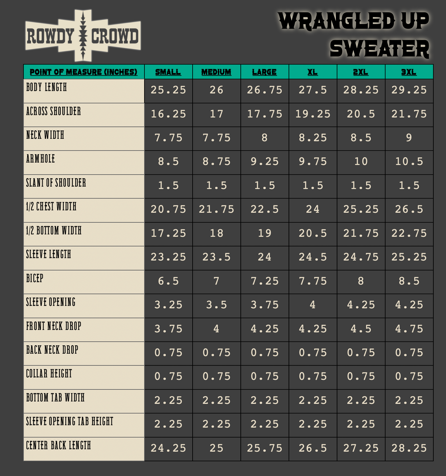Wrangled Up Western Style Sweater Rowdy Crowd Clothing