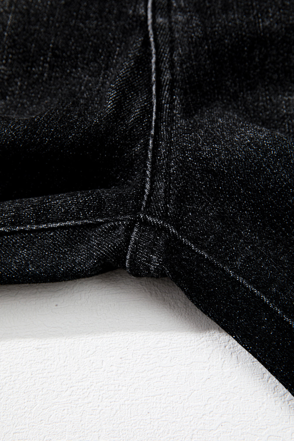 Carbon Grey Mineral Wash Raw Hem High Waist Flared Jeans Kittybear Krafts
