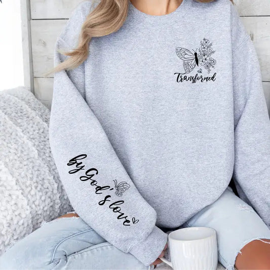 Transformed Graphic Sweatshirt Tea Shirt Shoppe