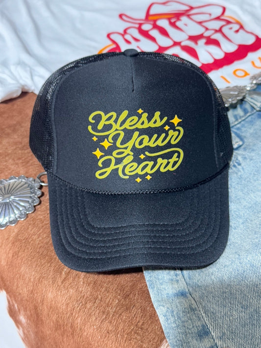 Bless Your Heart Trucker Hat Wild Junkie