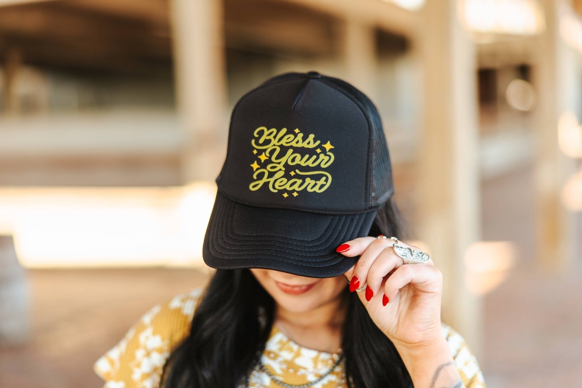 Bless Your Heart Trucker Hat Wild Junkie
