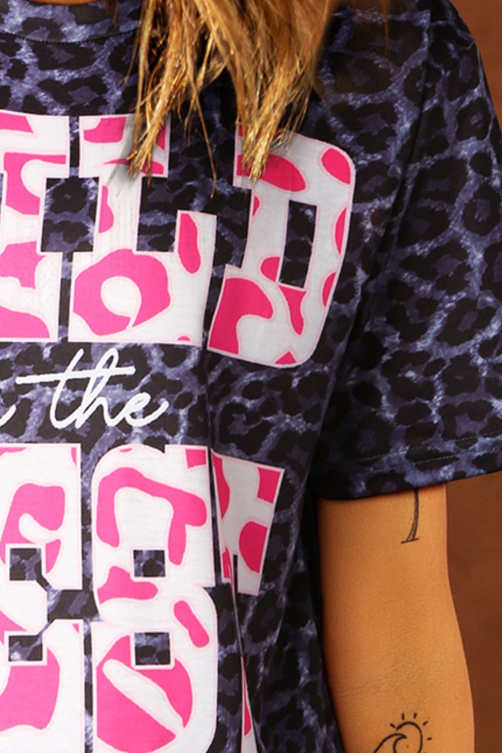 Wild Like the West Graphic Leopard T-shirt - Kittybear Krafts