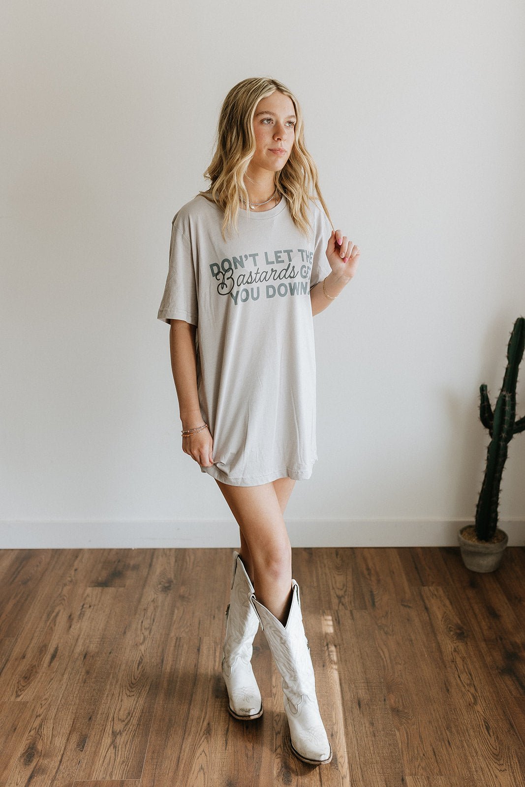 Don't Let Them Get You Down Graphic T-Shirt Wild Junkie