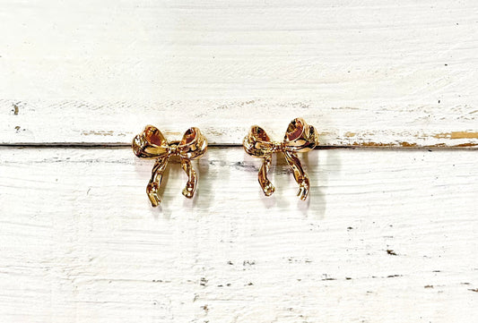 Goldie Bow Stud Earrings Envy Stylz Boutique