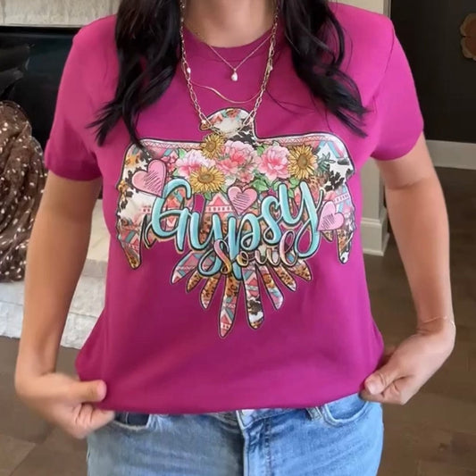 Gypsy Soul Graphic T-Shirt Envy Stylz Boutique