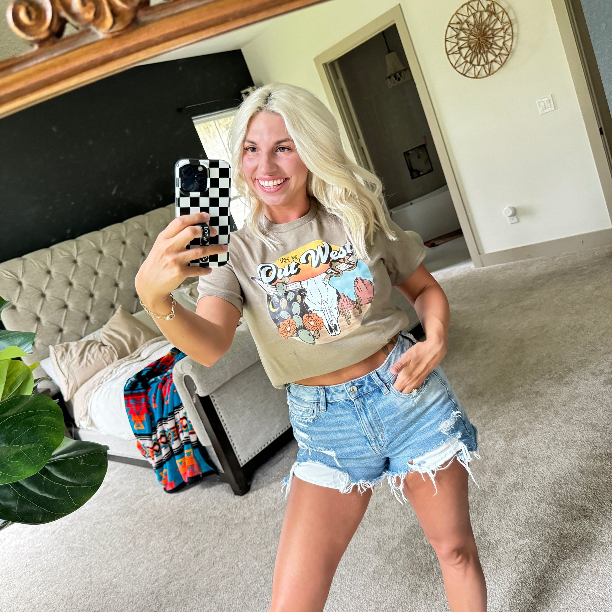 Take Me Out West Graphic T-Shirt Envy Stylz Boutique
